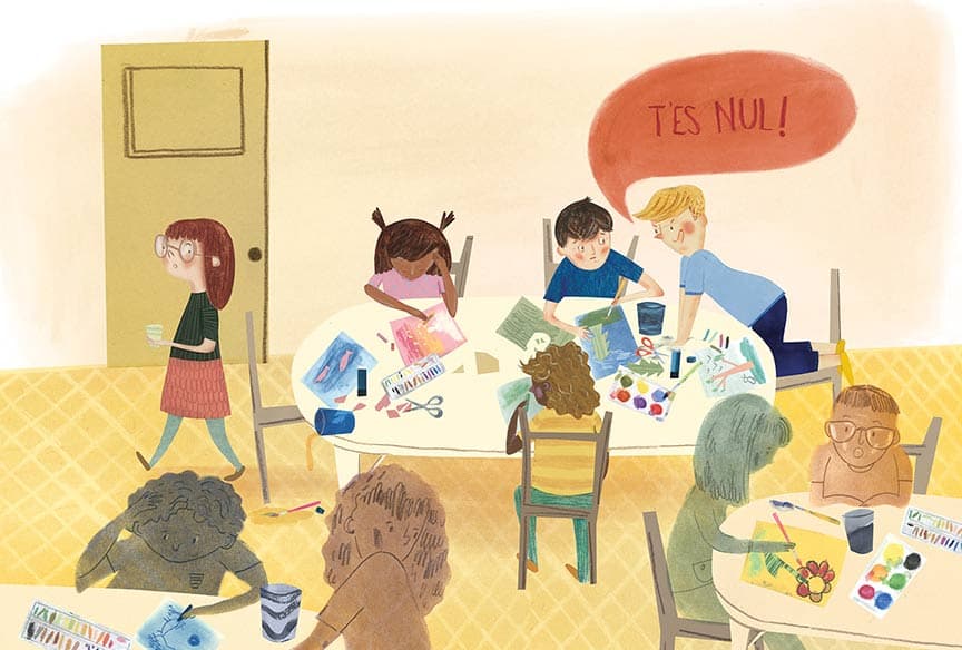 Le chant de la grive, illustration by Josée Bisaillon (3)