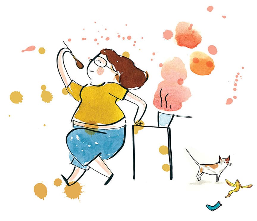 Dans ma cuisine, illustration by Josée Bisaillon (8)