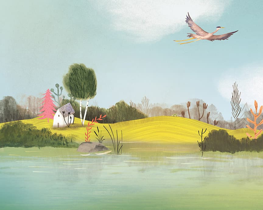 Out Into the Big Wide Lake, illustration by Josée Bisaillon (6)