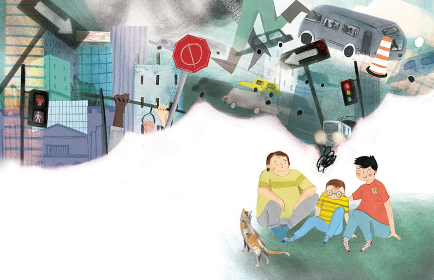 Martin and the River, illustration by Josée Bisaillon (4)
