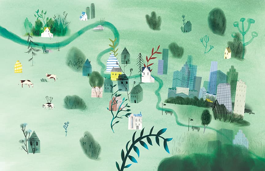 Martin and the River, illustration by Josée Bisaillon (6)