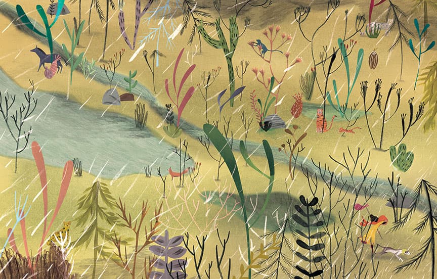 Usha and the Stolen Sun, illustration by Josée Bisaillon (4)