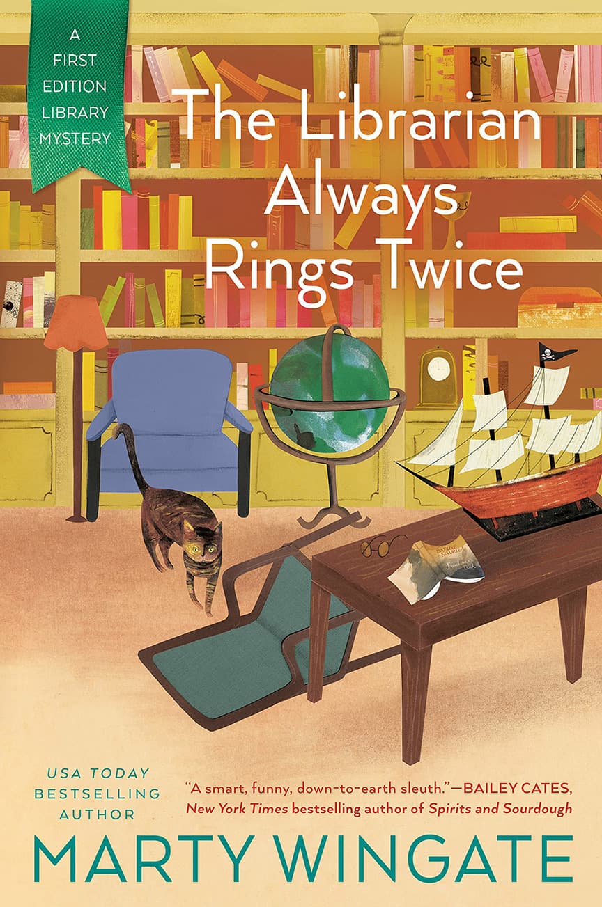 The Librarian Always Rings Twice, illustration by Josée Bisaillon (1)